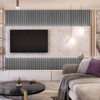 Cheap Price Modern Indoor Decoration WPC PVC Fluted Sound Proof Wall Panel