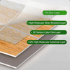 9mm Hollow SPC Wall Panel Fire Retardant Rigid Core Waterproof Washroom Interior Wall Cladding Decoration Board