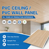 Fireproof Building Material Interior Decor 450mm Four-slot Wallboard WPC Wall Panel