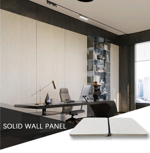 High Quality Home Decoration Solid Wall Panel With Metal Line