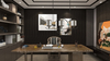 Modern Indoor Decoration Scratch Resistant Wood and Plastic Composite WPC Fluted 3D Wall Panel