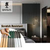 Modern Indoor Decoration Scratch Resistant Wood and Plastic Composite WPC Fluted 3D Wall Panel