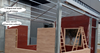 Waterproof Building Material 80mm-thickness WPC Wall Panel Partition Wall