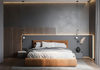Modern Indoor Decoration Scratch Resistant Wood and Plastic Composite WPC Fluted 3D Wall Panel